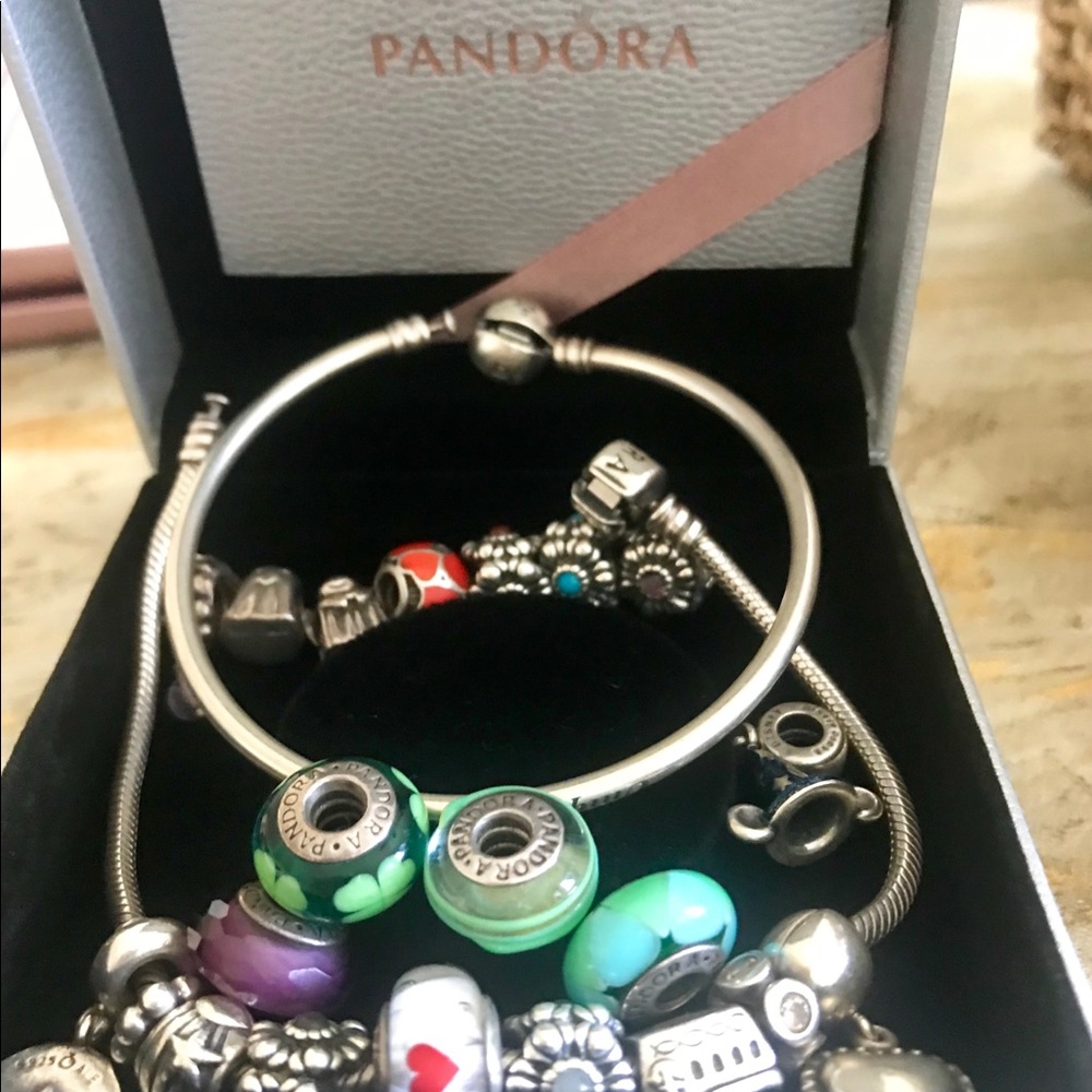 Pandora bracelets and charms